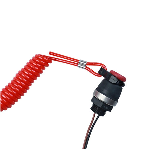 Beefed-Up Kill Switch Lanyard For Outboard Engines And Boats Waterproof Safety Stop Switch To Cut Power In Emergencies Replacement Ignition Kill Switch Cable Ideal Boat Safety Accessory
