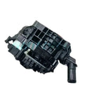 Precision Engine Thermostat Housing Assembly Integrated Thermal Management for Kia Hyundai SUV, black plastic construction.