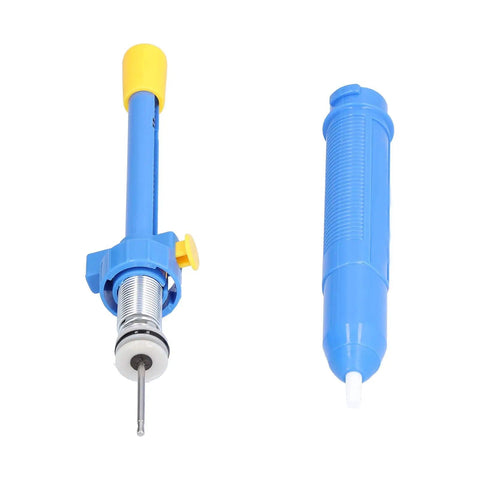 Desoldering Pump Solder Sucker With Wick Kit Handheld Tin Solder Tool For Electronics Repair 40 cm Hg Suction ABS Body Easy One Hand