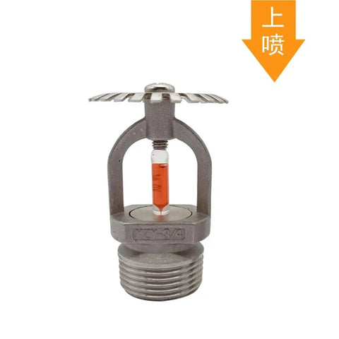 Heavy Duty Stainless Steel Fire Sprinkler Head 68 Degree Thermal Activation showing sleek design with red fusible link.