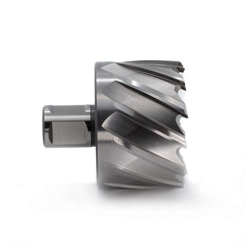 Oscarbide 2-1/4 in annular cutter with 3/4 in Weldon shank for magnetic drill press; 1 in depth