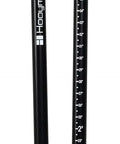 Beefy Post Hole Digger With No Slip H Grip Handles, Rugged Fiberglass Core, Serrated Head, Depth Gauge Markings, 58 Inch Shaft