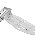 Heavy Duty Stainless Steel Truck Rear Door Hinge Beefed Up for Cargo Containers and Refrigerated Rigs Weather Resistant and Ultra Durable for Marine Use and Long Haul Transport, silver hinge