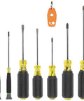 Eight Piece Precision Screwdriver Set With Magnetizer Made In USA Includes Phillips 0, 1, 2 And Slotted Sixteenth Inch, Quarter Inch And Eighth Inch Bits