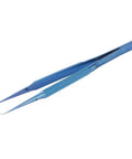 Ultra Fine 0.15mm Ti Alloy Tip For Phone Board Repair Soldering Bent Head Magnetic Tool For Fingerprint Line Welding Electronics And Jewelry Labs in blue.