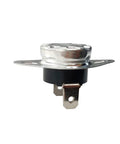 High Temperature RV Furnace Limit Switch 190 Fahrenheit Replacement Part 31091, side view, metal and black components