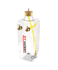 Clear 1000ML RC Gas Fuel Tank For RC Airplanes With Transparent Plastic Bottle, Metal Cap Inlet And Outlet, Lightweight 114g
