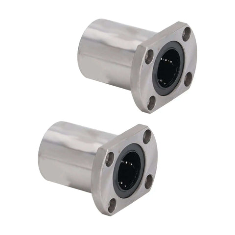 Upgrade Your Rig With Two Smooth Linear Motion Bearing Ball Slide Block Ellipse Flange Accessories For Machinery That Rock And Reduce Friction Like A Charm! two metal linear bearings
