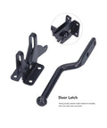 Gate Latch Kit For Outdoor Fences Rust Resistant Carbon Steel Gate Bolt For Doors Wood Vinyl Or Composite Fence Posts