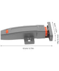Side view of Heavy Duty Cabinet Door Push Latch 2 Pack, Adjustable Rebound Tension Self Closing Touch Catch, POM Material