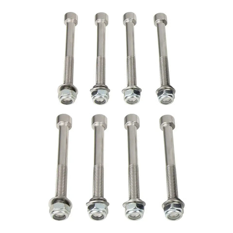 Heavy Duty Front Leveling Lift Kit For 1986 1995 Toyota IFS Pickup And 1993 1998 Toyota IFS T100 2WD 2.5 Inch T6 Billet Aluminum bolts and nuts set.