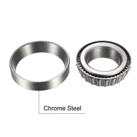 Heavy Duty Tapered Roller Bearing Cone And Cup Set For 2 Inch Bore With 3.625 Inch Outer Diameter And 1 Inch Width, Chrome Steel