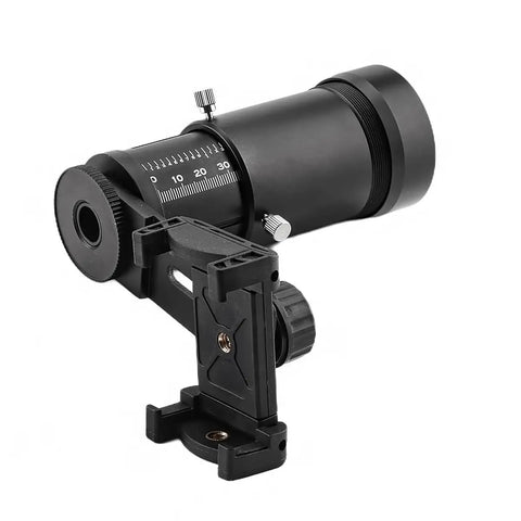 Dope Adjustable Scope Camera Adapter Custom Fit Smartphone Mount showing adjustable eye relief scale