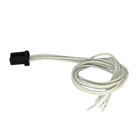 Heavy Duty Battery Current Sensor Connector Wiring Harness Drops Straight In Runs Sweet As Candy Fits Chevy Silverado And Gmc Sierra 1500 2500 HD Built Tough with white wires and black connector.