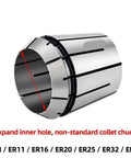 Badass ER Spring Collet Chuck Kit For CNC Mills Hella Tough Spring Steel Build non-standard collet chuck for ER8 to ER40.