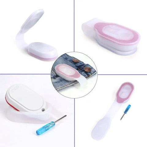 Clip On Led Flashlight With Magnetic Ends Hands Free Night Light for nursing walking running sports, shown in various angles and uses.