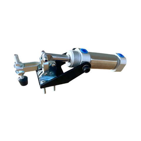 Heavy Duty Pneumatic Clamp Fixture With 50 Kg 110 Lb Hold Down for Woodworking, Welding, CNC Holding, Precision Machining Grip.