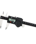 NHYWGMZG IP54 Waterproof Digital Caliper 150mm Stainless Steel measuring 20.00mm with digital display and black body.