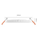 No Hassle Mount Big Time Brightness Smart 6 Inch Recessed LED Downlight 6 Pack side view showing dimensions and design features.
