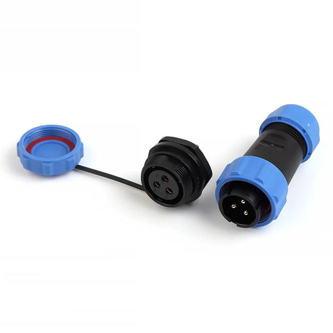 IP68 Waterproof Panel Mount Circular Connector Plug Socket With Back Nut For Male And Female Mating 2 3 4 5 7 9 12 Pin Variants Rugged