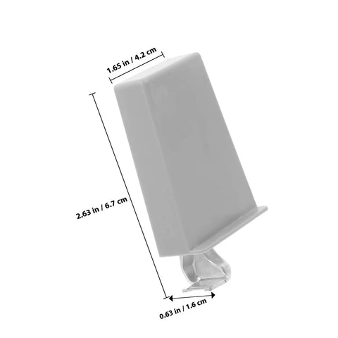 Gray metal component from Heavy Duty Cabinet Hinges With Soft Close Concealed Box Hinges For Frameless Kitchen Cabinets