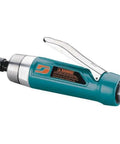 Straight Shaft Air Die Grinder 12000 RPM Pneumatic Power Tool Lightweight metalworking polisher with teal body and ergonomic grip.