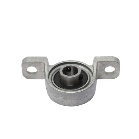 Beefed-Up Heavy Duty Shielded Ball Bearing Pillow Block Set, zinc alloy housing, front view, KP Series mount, 8 mm bore