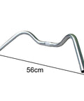 Flat Bar Bicycle Handlebar For Mountain Bikes 56cm Iron Construction Straight Replacement Handlebars For Outdoor Riding Easy Control And Durable Build