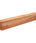 African mahogany wood turning blank block, 1-1/2 in x 1-1/2 in x 12 in, kiln-dried hardwood