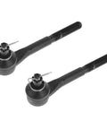 Truck Grade Steering And Suspension Kit With Ball Joints Tie Rods And Wheel Hubs For Chevy And GMC Full Size Trucks Suburban 1995 1999 And 1995 2000 12 Piece Sealed Bearing Set Direct Fit front outer tie rods, black steel