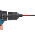 Rock Solid Long 100mm Screwdriver Bits Set For Impact Driver With Quarter Inch Hex Shank Power Drill Bit Kit Featuring Star Cross And Head Assortment PH2 PH3 PZ2 Tough Metal Construction That Works Great, 100mm Phillips bit in impact drill