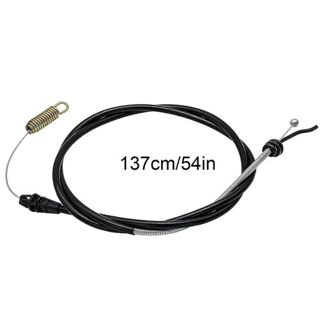 Beefed Up Heavy Duty Lawn Mower Cable Replacement for 30 Inch Grass Trimmer and Lawn Mower, 137cm length with spring
