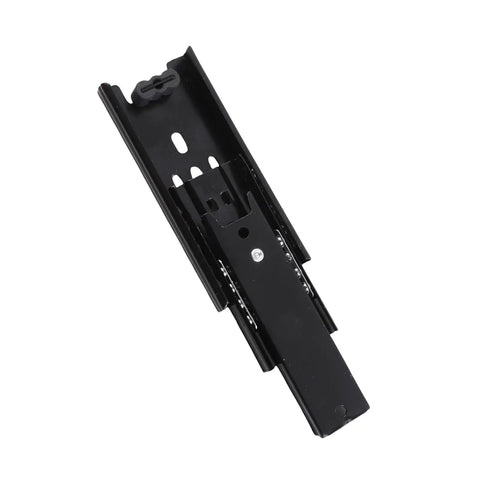 Black steel mini short drawer slide 6 inch featured in "Mini Short Drawer Slides Set Of 2 Durable Zinc Plated Steel Rails For Smooth Quiet Drawer Operation In Kitchen Cabinets And Wardrobes With 4 Inch And 6 Inch Options Fits Most Drawers And Cupboards In Homes And Offices."