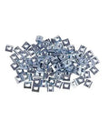 100 Pieces M5 T Slot Nuts For 20 Series 2020 Aluminum Extrusion Carbon Steel Galvanized M5 Thread 9.55mm Size Fits 20 By 20 T Slot Profiles