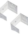 Center Support Bracket 2 Pack White For 2 Inch High Profile Window Blinds Headrail Holder Beefy Steel Hinged Design With Safe White Finish