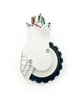 Left Or Right Walking Wheel Replacement For L10s Ultra L10 Prime And L10 Ultra Robot Vacuum With Rubber Tread Grip for slip free turns