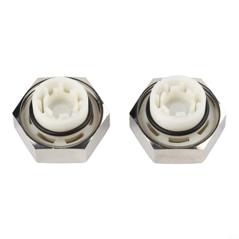Anti Siphon Vacuum Breaker Repair Kit For Legend Valve LEG 108 903 T550 T550A Outdoor Faucet, plated brass caps, rubber O rings, 2 pack