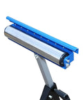 Folding Roller Stand With Adjustable Height, Wide Roller For Table Saw, Planer And Workbench, Portable Steel Tool Stand