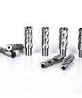 Oscarbide 13-piece annular cutter set, 2-in depth, Weldon 3/4-in shank, diameters 7/16–1-1/16 in, for magnetic drill.