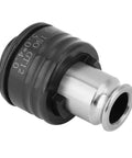Close-up of Torsion Type Tapping Chuck Collet Shank M3 M4 M5 With Beefy Clamping Force Tap Socket for drilling machines.