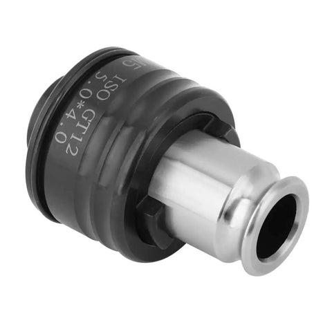 Close-up of Torsion Type Tapping Chuck Collet Shank M3 M4 M5 With Beefy Clamping Force Tap Socket for drilling machines.