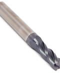 Solid Carbide End Mill Regular Length Four Flute Square End Thirty Degree Helix AlTiN Coated Three Quarters Inch Cutting Diameter