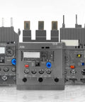 TF42-13 Thermal Overload Relay 10.0-13.0 A Adjustable IEC Motor Protection Device displayed with other industrial relay units