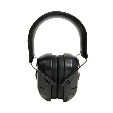 Ultimate Power Earmuffs For Hunters And Range Shooters With 26dB NRR Noise Reduction Wireless Electronic Hearing Protection With AFT All Day Comfort Enhanced Sound Awareness Includes 2 AAA Batteries