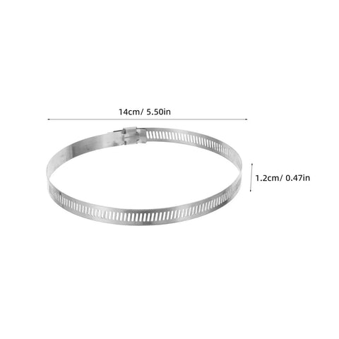 Heavy Duty 12 Pcs 304 Stainless Steel Worm Gear Clamps Perfect For Car Radiator Plumbing And Pool Filter Hose Repair With 14cm clamp band
