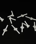 10 Pieces RC Airplane Plastic Needle Hinge Pins For RC Planes And Helicopters DIY Model Aircraft Wing Fixing Parts Foam Board Replacement 2.5x33mm