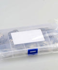 Stainless Steel Retaining Ring Set Snap Ring Kit M1.5 To M15 400 Pieces EShaped Circlip in clear plastic case
