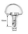 Quick Release Fairing Bolts And Quarter Turn Fasteners With Snap Clips For Rider Essentials Silver Aftermarket Hardware showing 15mm turn pin.