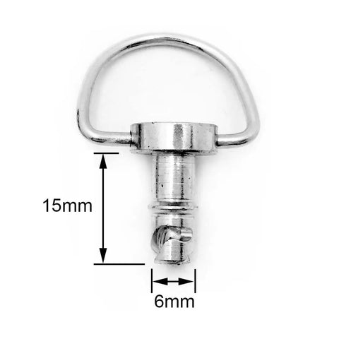 Quick Release Fairing Bolts And Quarter Turn Fasteners With Snap Clips For Rider Essentials Silver Aftermarket Hardware showing 15mm turn pin.