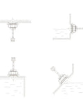 Infrared Optical Water Level Sensor For Stainless Steel Tank, Wired Liquid Level Detector With High Precision, diagram